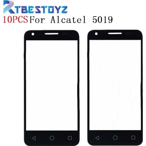 RTBESTOYZ 10PCS/Lot 4.5 Front Outer Glass Lens Repair Outer Glass For Alcatel One Touch 5019 5019A 5019X 5019D Pixi 3