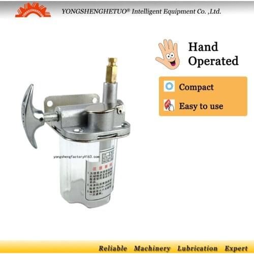 Manual Lubrication Piston Oil Pump/hand operated lubricator/lubricating unit HD-3 for centralized lubricati 100ml