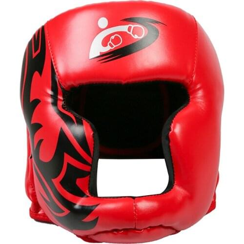 Boxing helmet Closed type boxing head guard Sparring MMA Muay Thai kick brace Head protection BH001