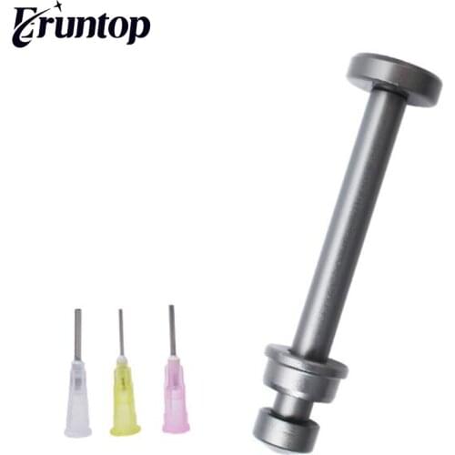 1PCS 1PCS Aluminium Alloy Needle Syringe Push Rod Detection for Kingbo RMA-218 10cc Flux Paste Solder Paste Flux