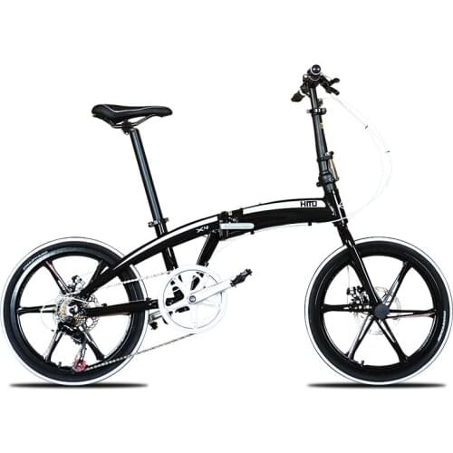 Folding Bicycle Bike for Work Subway Bike 20/22 Inch Folding BicycleAlloy Variable Speed Men and Women Adult Bicycle