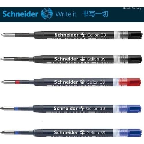 Germany Original Schneider 39 neutral gel pen refill cartridge core European standard G2 refill