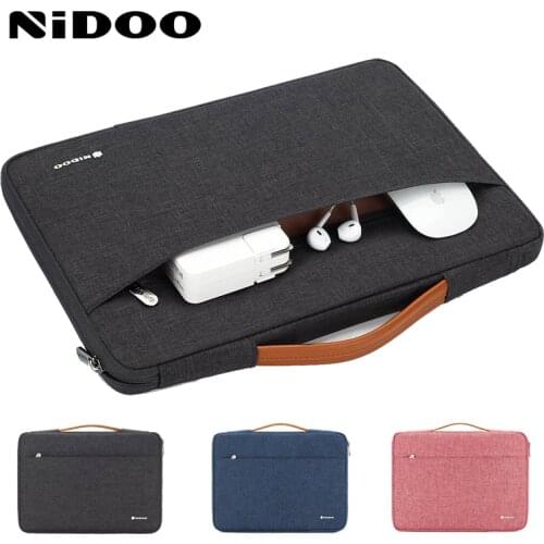 NIDOO Handbag Laptop Bag 11.6 13 14 15.6 Inch For Xiaomi MacBook Air Pro 13 Sleeve Case Cover Computer Notebook Briefcase