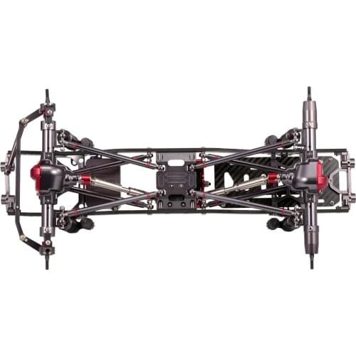 1/10 RC Car Frame Kit CNC Aluminum for AXIAL SCX10 RC Crawler Climbing Car DIY