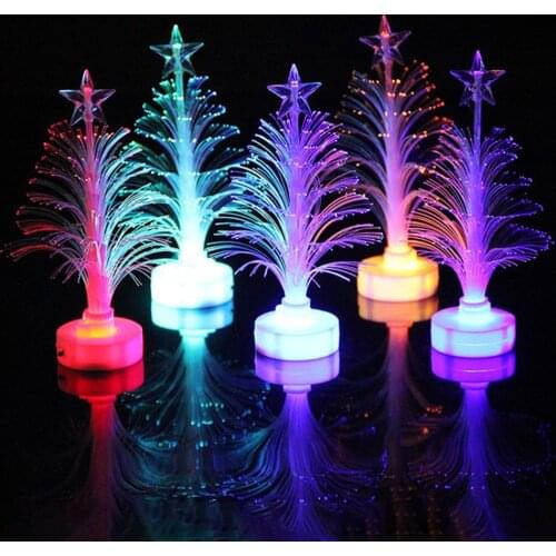 1Pcs Decorated small Christmas tree Cedar pine on sisal silk Snowflake mini Christmas tree ornaments for home decor