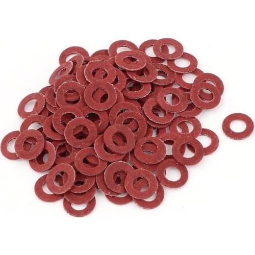Uxcell Red 100Pcs Fiber Motherboard Insulating Fiber Washers for 3mm Diameter Screw 3Sizes Hot Sale