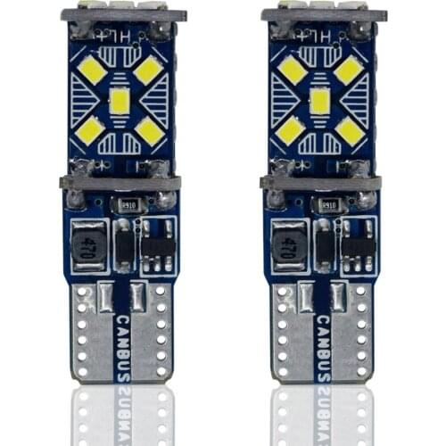 2pcs T10 W5W New Super Bright LED Car Parking Lights Auto Wedge Turn Side Bulbs Car Interior Reading Dome Lamp