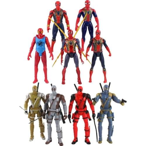 4pcs/lot 4Styles Deadpool Figures X-Men Wade Winston Wilson PVC Action Figure Collectible Model Toy Gift for Kids