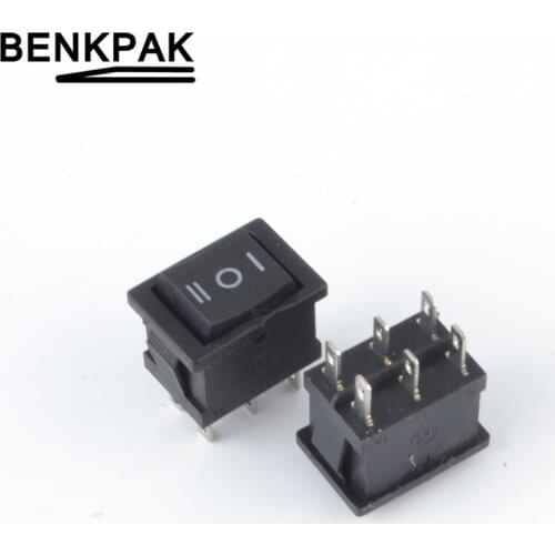 5pcs rocker switch,6 pins,ON-OFF-ON 21*15