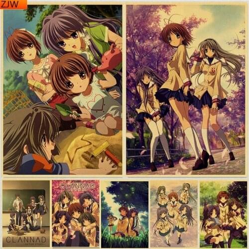 5D DIY Cartoon Animation CLANNAD Diamond Painting Diamond Inlaid DIY Full Diamond Embroidery Living Room Home Decoration