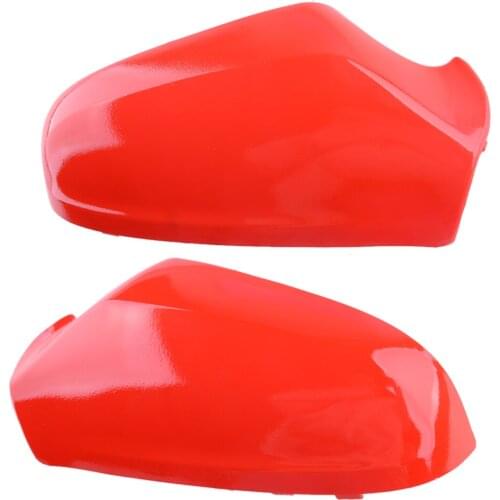CITALL 1 Pair Rearview Wing Mirror Cover Cap Fit For Vauxhall Opel Astra H MK5 2004 2005 2006 2007 2008 2009 Replacement Red