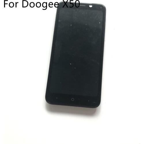 DOOGEE X50 Used LCD Display Screen + Touch Screen + Frame For DOOGEE X50 MTK6580M Quad-Core 5.0inch 480*960 Smartphone