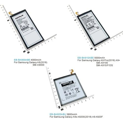 EB-BA900ABE EB-BA910ABE EB-BA920ABU Battery For Samsung Galaxy A9 (2016) SM-A9000 A9 Pro A9+ SM-A9100 SM-A910 F DS A9s A9200
