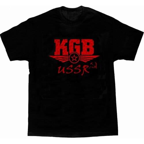 USSR Russia Soviet Union KGB T-Shirt. Summer Cotton Short Sleeve O-Neck Mens T Shirt New S-3XL