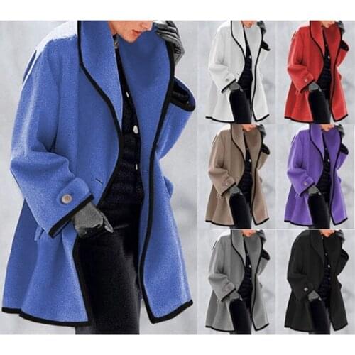 GAOKE Womens Blue Coats