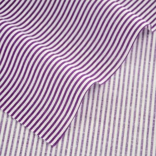 Cotton Fabrics Printed Purple and White Strips Pre-cut Home Textile Fat Quarter Fabrics Sewing Crafts Dolls DIY Clothes Art Work