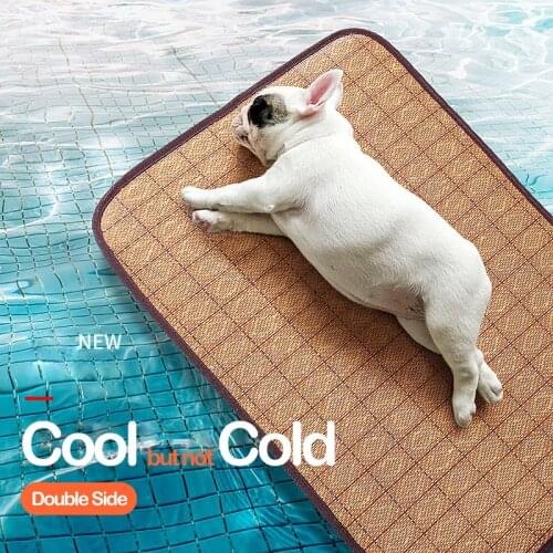 Pet Cat Mats Dog Beds Small Animals Hamster Guinea Pig Sleeping Blankets Mats Double Sided Use Warm of Cool for Rat Rabbit（S