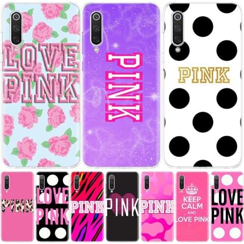Cute Pink Fashion Phone Case for Xiaomi Redmi Note 10 9 9S 8T 8 7 8A 7 7A 6 6A 9A 9C S2 K20 K30 Pro Fashion Cover Coque