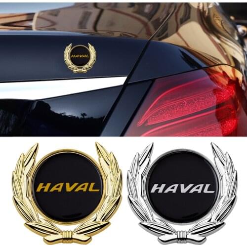 For Haval H2 H5 H7 H8 H9 H6 Sport Coupe M2 M4 Car Body Trunk Window Sticker Metal Alloy Decals Emblem Auto Styling Accessories
