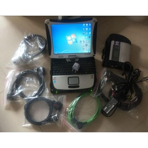Mb star c4 with cf19 laptop 3g touch screen diagnostic tool software 12/2020 newest hdd 320gb cables full set 2 years warranty