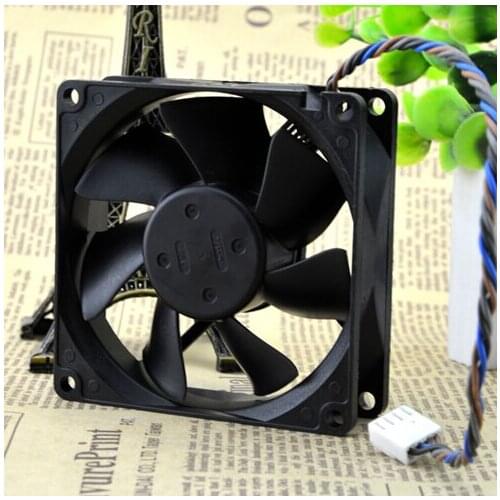 Wholesale: original 3110RL-04W-B86 80*80*25 12V 0.65A PWM 4 line temperature control chassis cooling fan