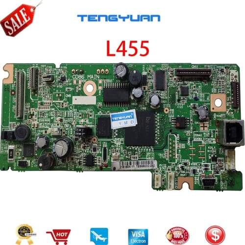 Original Formatter Board For Epson For Epson L355 L455 L555 L565 main board motherboard in printer parts on sale