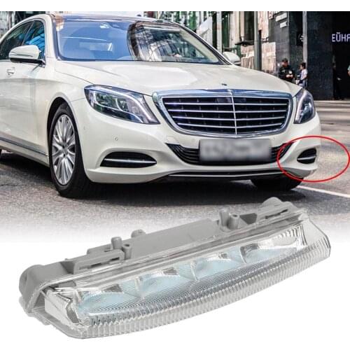 Front Led Fog Light Car Front Bumper Fog Lamp Daytime Running Light For DRL For W204 For W212 For C250 For C350 For E350