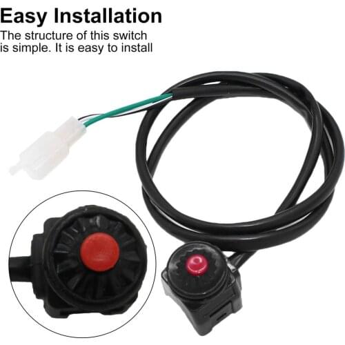 Motorcycle Engine Stop Start Switch Start Mounting Switch Button For ATV Scooter Quad Snowmobiles