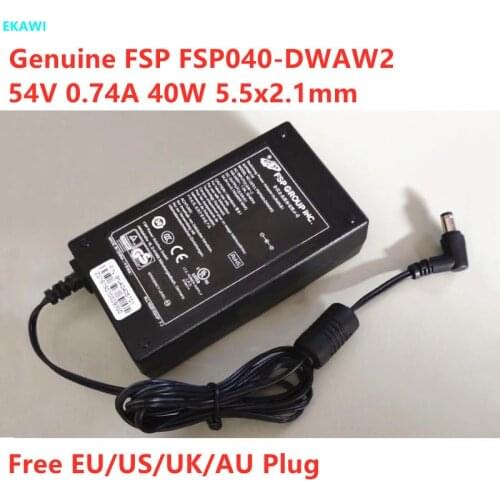 Genuine 54V 0.74A 40W FSP FSP040-DWAW2 FSP040-DWAW3 AC Switching Power Adapter for 40W POE Power Supply Charger