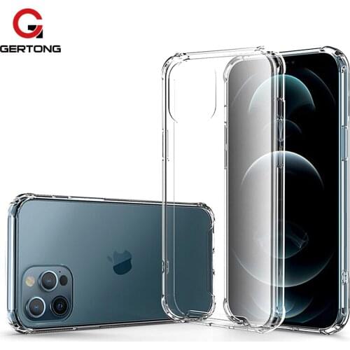 For iphone 12 13pro 13mini 12promax 12pro Case Transparent Shockproof Silicone Cover Cell Phone Case for Iphone 11 12 13 Pro Max