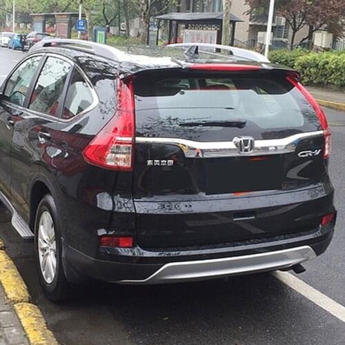Use For Honda CRV 2012-2016 Year Spoiler ABS Plastic Carbon Fiber Look Rear Trunk Wing Car Body Kit Accessories