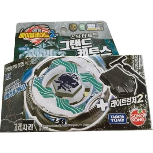 Takara Tomy Korean Version Beyblade Toys Alloy Metal Spinning BB82-2 Grand Cetus Beyblade Burst Evolution Gyroscope