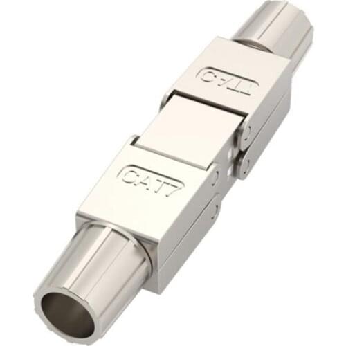 Cat7 Cable Extender Connection Adapter Connection Box RJ45 Lan Cable Extension Connector Fully Shielded Tool-Free Cat7