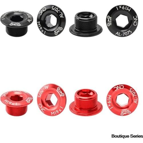 Bike M19 Crank Cover Crankset Screw Aluminum Alloy Bolt Bicycle Chainwheel Caps