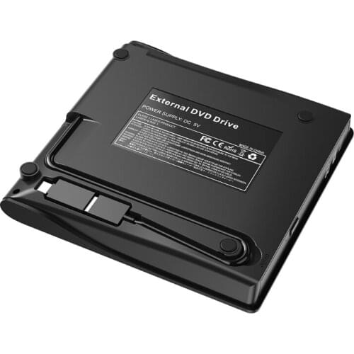 H55F External DVD Drive USB 3.0 Type-C DVD RW CDs Writer Portable DVD RW CDs Burner Suppot SD Cards Reader for Laptop Windows