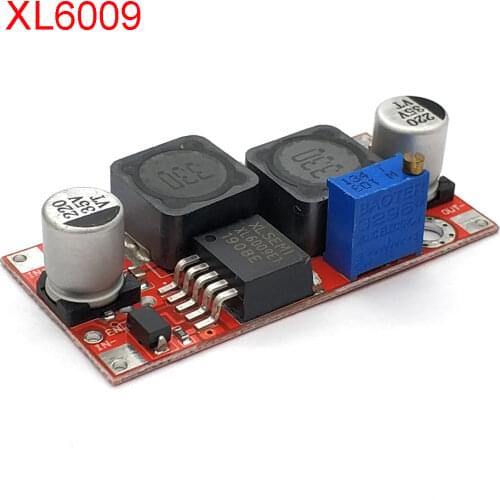 XL6009 Automatic Step-up Step-down Dc-Dc Adjustable Converter Power Supply Module 20W 5-32V To 1.3-35V