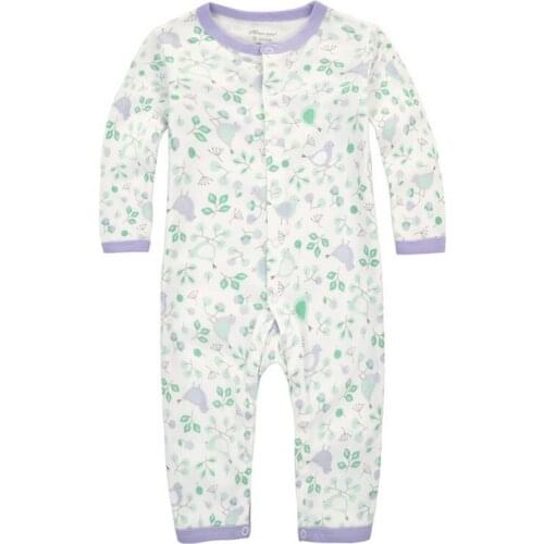Y363 Siamese baby clothes spring and winter newborn baby girl Romper cotton climbing clothes jungle bird subsection