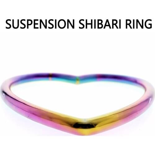 Japanese Love Stainless Steel Training Shibari Ring Suspension Bondage Gear Accessories Chastity Device BDSM Game Sex Toys 04RN