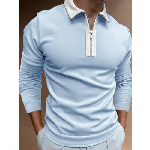 ZHANLINWU Long Sleeve Polos For Men China