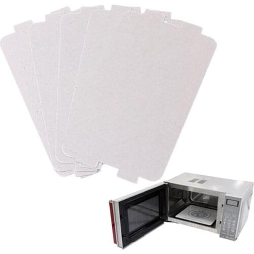 MEXI 5Pcs Microwave Oven Mica Plate Sheet Thick Replacement Part 107x64mm For Midea