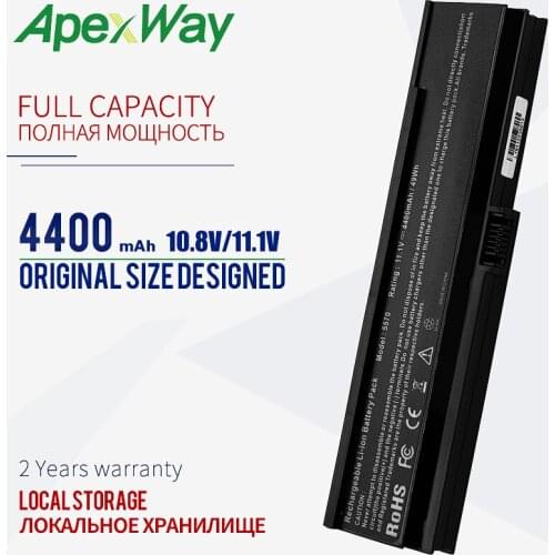 4400mAh 11.1V Battery for Acer Aspire 3030 3054 3200 3600 3602 3603 3608 3682 3683 3684 3684 5030 5051 5500 BT.00603.006