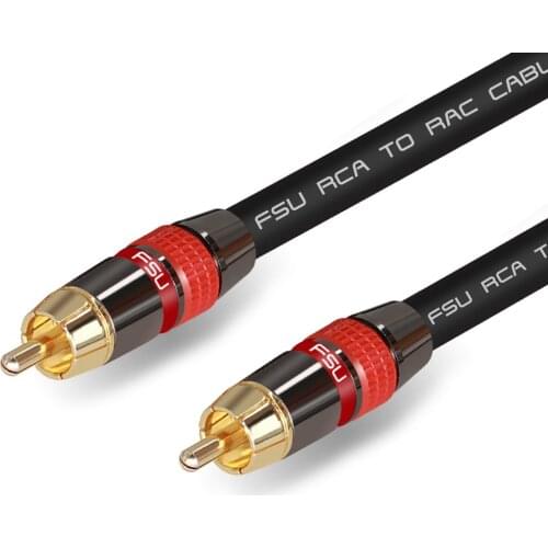 RCA Cable RCA to RCA Male to Male Audio Cable Gold-Plated RCA Audio Cable For Home Theater DVD TV Amplifier CD Soundbox