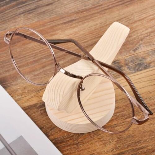 Bird Shaped Wood Sunglasses Eyeglass Rack Display Stand Holder Organizer Home Office Decor