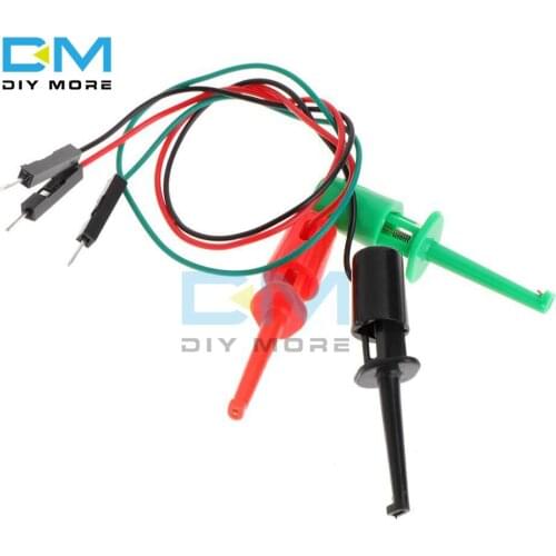 Test Hook With Male Head DuPont Line Transistor Tester Test Hook For Electrical Test Work Hook Type Test Clip Instrumentation