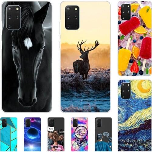 Fashion Bumper Cute Case For OPPO A92 A72 OPPO A52 4G 6.5" Case Soft Silicone Cat Horse Flower Cover Back Shell