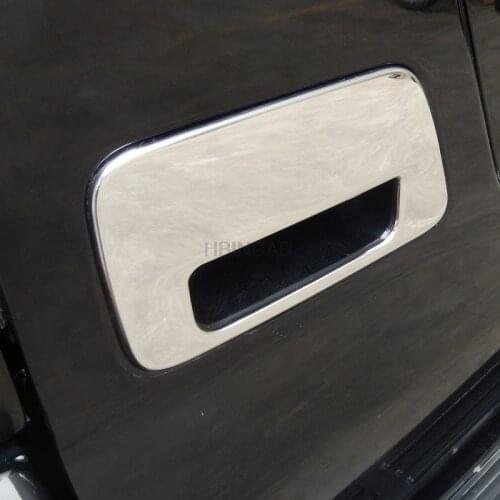 For Toyota Land Cruiser Prado 120 J12 2700 FJ120 2003-2009 Trunk clapboard handle frame tail door handle frame cover trim