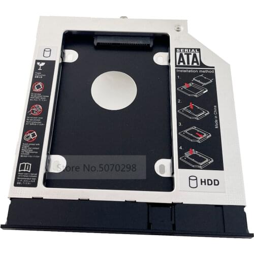 With Bezel Front Cover Faceplate 2nd SATA 2.5" Hard Drive HDD SSD Optical Caddy for Acer E1-510G E1-530G E1-570G E1-572 E1-572G