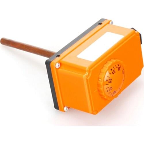 G1/2 Male Thread Hot Water Pipe Thermostat Temperature Controller 90 Celsius High Temperature Start Heating System Parts