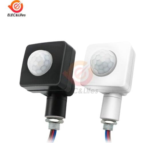 Mini Human Body Infrared Sensor Ultra-thin Infrared Body Sensor Switch LED Flood light PIR Motion Sensor Adjustable Smart Switch