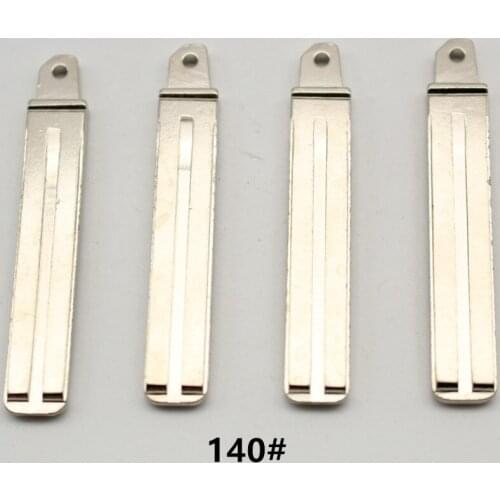 VVDI OEM 10Pcs 140# Metal Uncut Flip Remote Key Blade For Kia K5